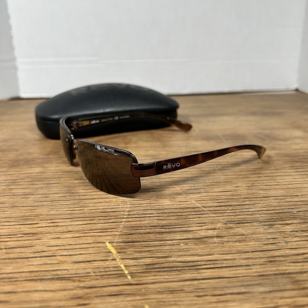 Rare Vintage Revo RE 3056 093/X4 POLARIZED Sunglasses ITALY 61 15 130 3P